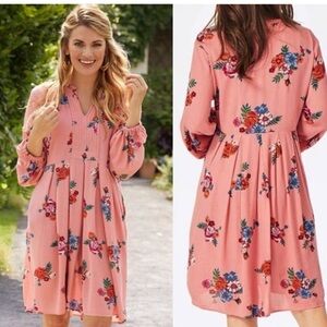 Matilda Jane Pink Floral Long Sleeve Dress